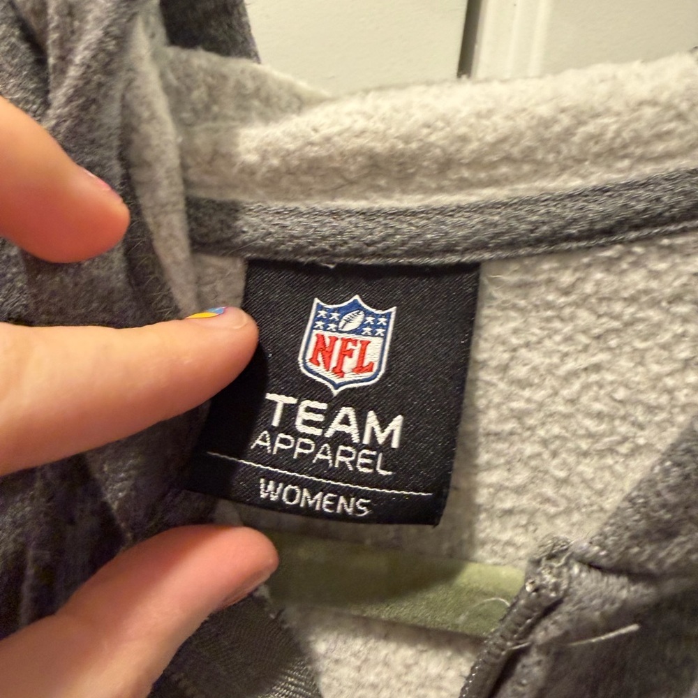 NFL Team Green Bay Packers Gray Women's Team Apparel Hoodie Medium - Picture 3 of 4